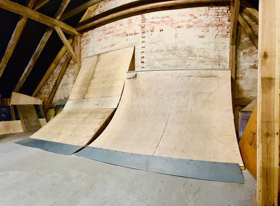 Skatepark - Kryty skatepark na strychu - DIY Nowy Tomyśl - Szplinramps