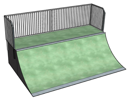 Quarter H100 L308 W484 - Szplinramps