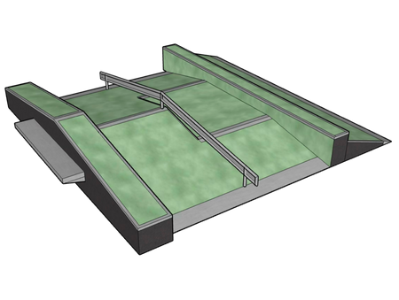 Funbox H60/90 L615 W610 - Szplinramps