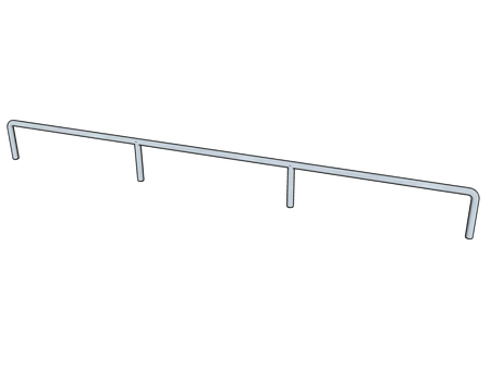 Flat rail H35 L400 W5 - Szplinramps