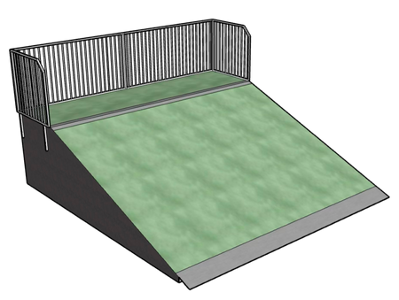 Bank H150 L515 W484 - Szplinramps
