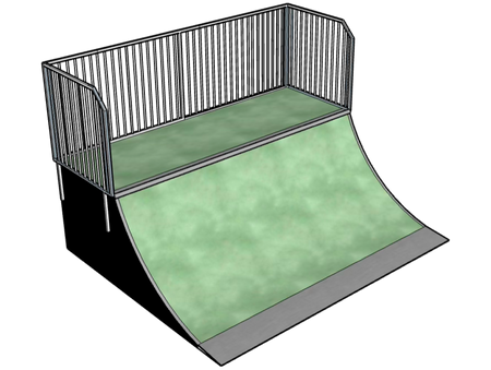 Quarter H120 L360 W363 - Szplinramps