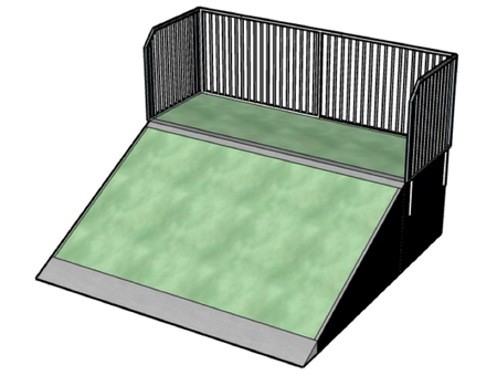 Bank H120 L360 W363 - Szplinramps